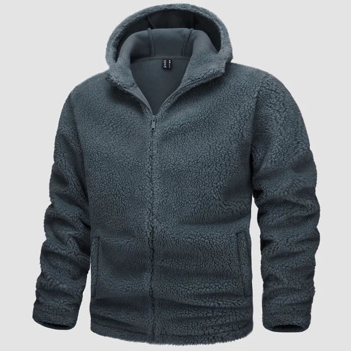 Roland - Men’s Fleece Jacket with Practical Hood for Ultimate Comfort