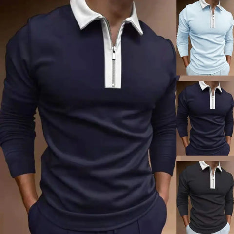 CHRISY - The elegant and unique long-sleeved polo shirt