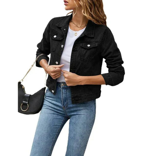 Alia - Stylish Women's Jacket in Trendy Denim Look - Chic Avenue