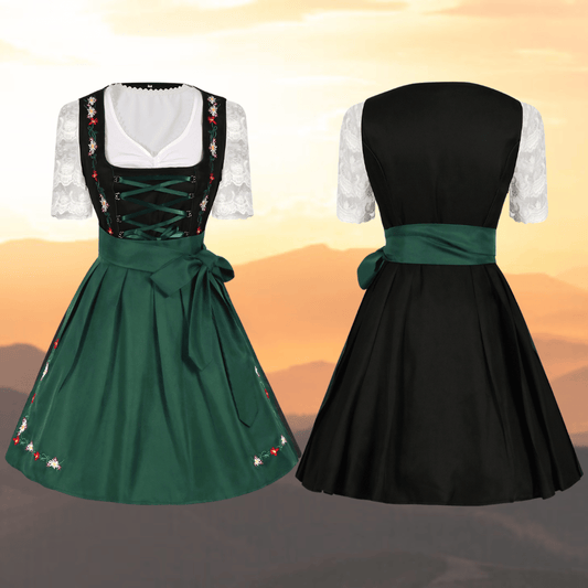 Alicia - Unique traditional costume for women with apron and blouse - Chic Avenue