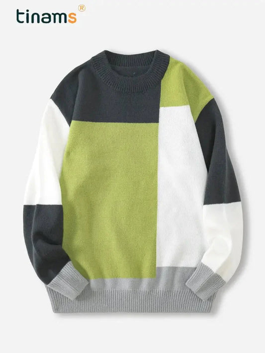 Arlo – Color block sweater for men - Chic Avenue