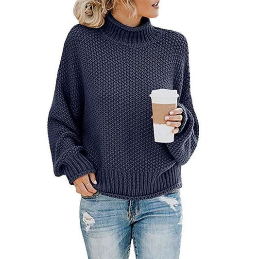 COCCO - Stylish and cozy sweater for perfect feel-good moments - Blue / XS - Pullover