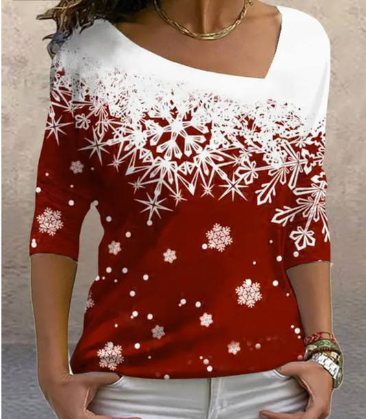 DIANE - Extra Comfortable Christmas Sweater for Cozy Holidays - Rot / S - Pullover