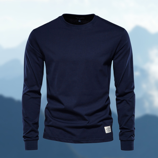 Elegant and cozy sweater for cold days - Dark Blue / S - Pullover