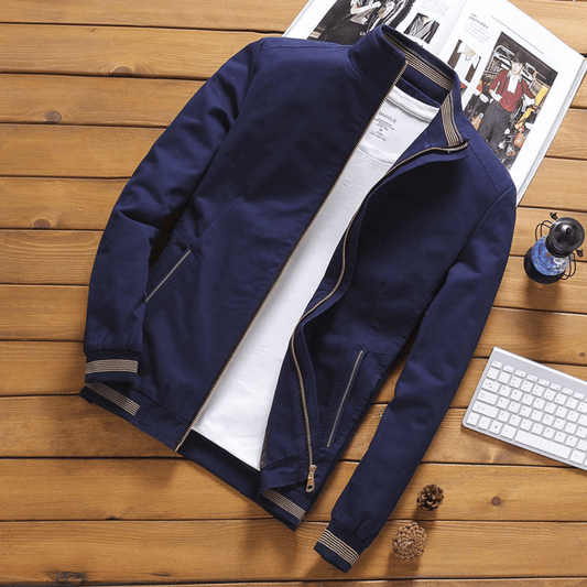 Elegant and Unique Christian Jacket for Timeless Style Fans - Dark Blue / S - Winter jacket