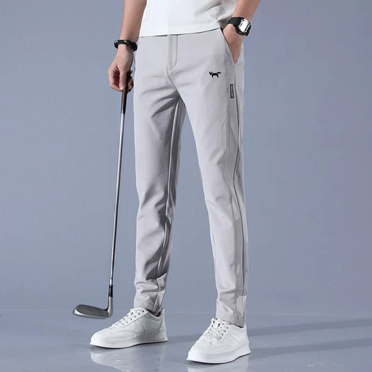 Elegant golf pants by Brant - Gray / XS - Chino pants