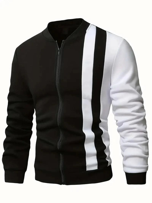 Ethan – Stylish Color Block Jacket for Men - Black / XS - Jacket