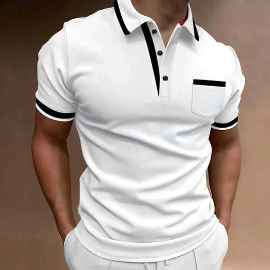 Ewan - Trendy Polo Shirt for Men Perfect for Summer - White / XS - Polo Shirt