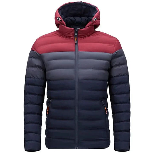 Franklin – Elegant and cozy padded jacket for stylish appearances - Dark blue / XS - Coats & Jackets