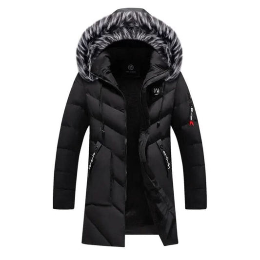 Gavin - Warm winter jacket - Black / M - Winter jacket