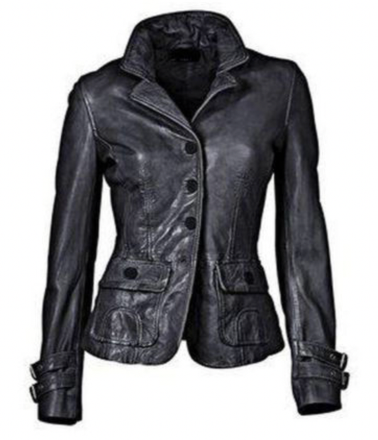 GLORIAS - Elegant premium leather jacket for women - XS - Leather jacket