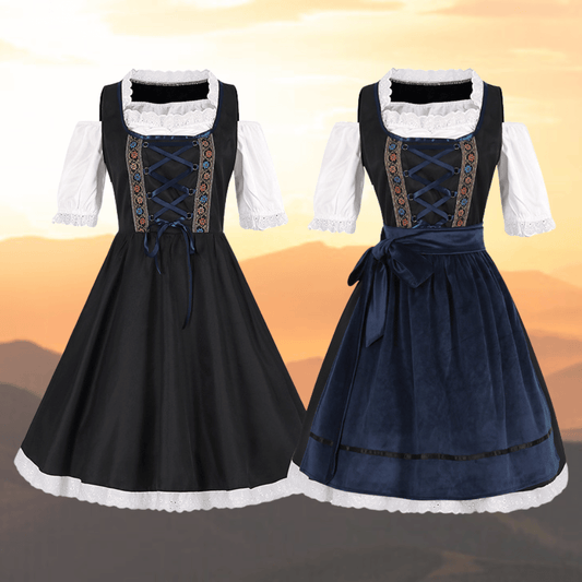 Greta - Stylish Traditional Clothing for Women with Elegant Apron and Blouse - trachtig oktoberfest