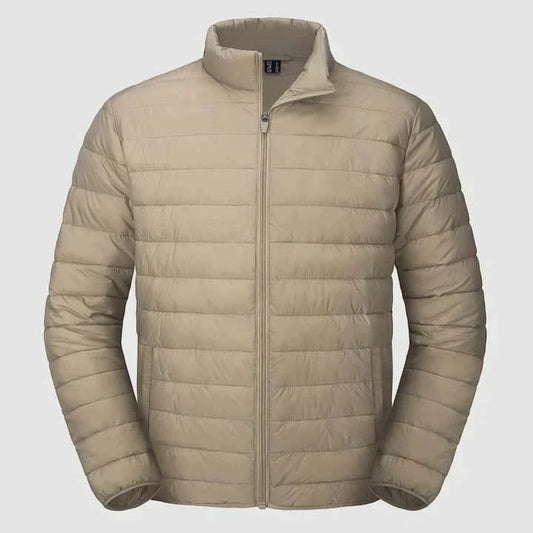 Isaac – stylish padded winter jacket for men - Khaki / XS - Coats & Jackets