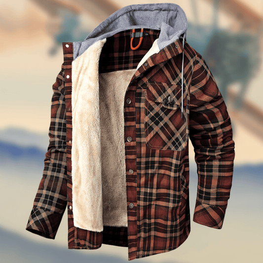 JASO - The stylish and super cozy jacket for every occasion - Brown / XS - Hooded jacket