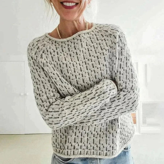 Jula – Stylish gray sweater for every occasion - XS - Pullover