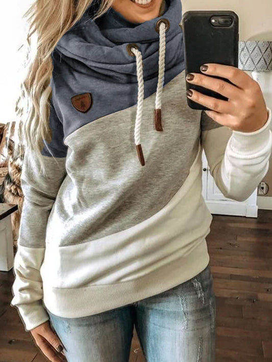 KIKIA - Cozy long-sleeved sweatshirt for cold winter days - XS - Hoodies