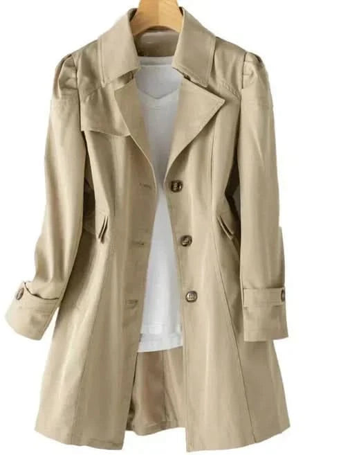 Laurian | schicker trenchcoat - Khaki / XS - Trenchcoat