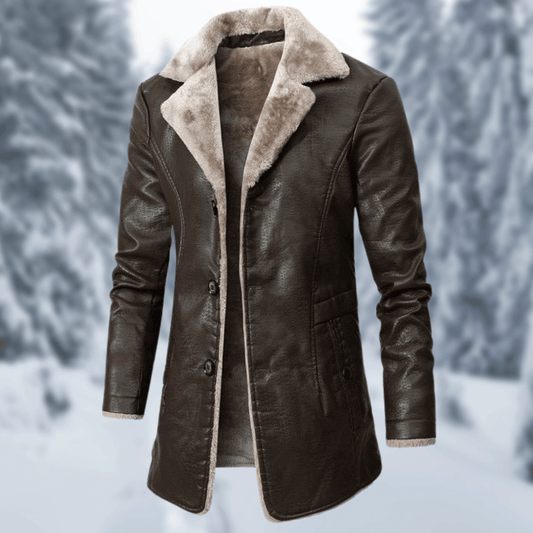 Logan - The stylish and cozy winter coat for ultimate warmth - Brown / S - Jackets