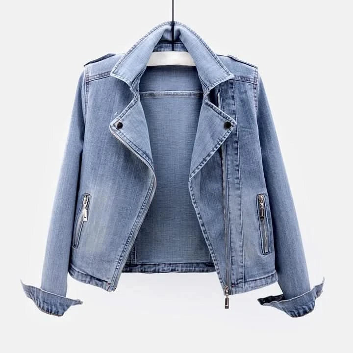 Loren - Trendy Denim Jacket for Fashion-Conscious Women