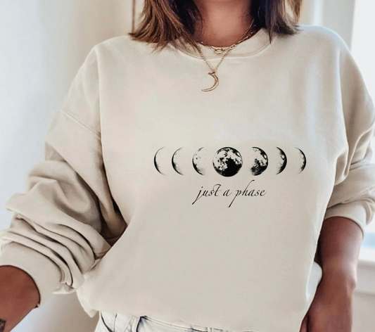 LUNE - Trendy sweatshirt with unique design - Beige / XS - Sweater