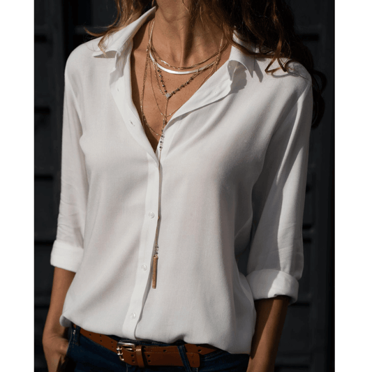 Ma - The elegant and comfortable blouse - White / XS - Blouse