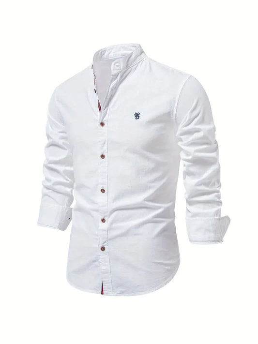 Men’s casual linen shirt - chris - White / XS - Shirt