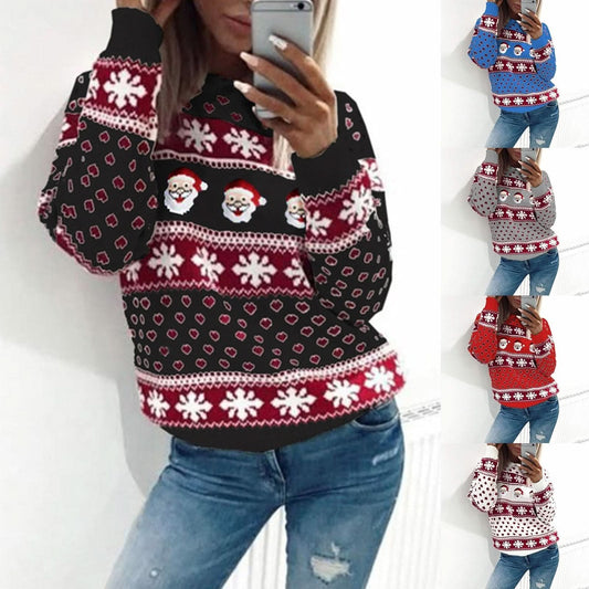 OLIVIAN - very warm and soft knitted Christmas sweater - Black / S - Pullover