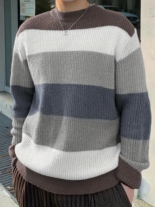 Quentin - Stylish Retro Sweater for Men - XS - Pullover