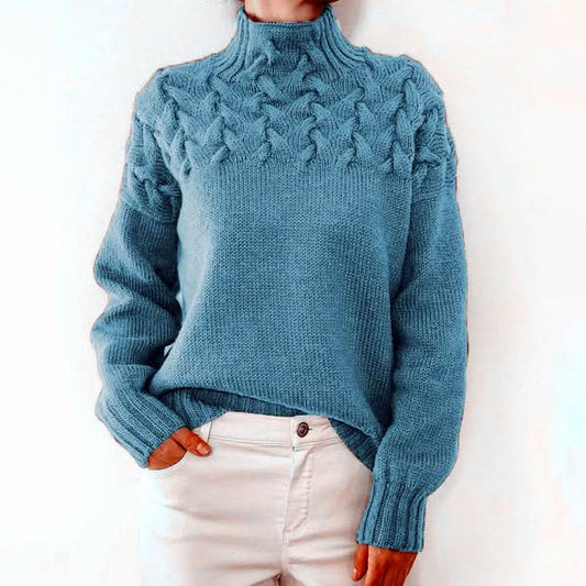 Reeva | Stylish Turtle Neck Sweater for Every Occasion - Blue / XS - Pullover