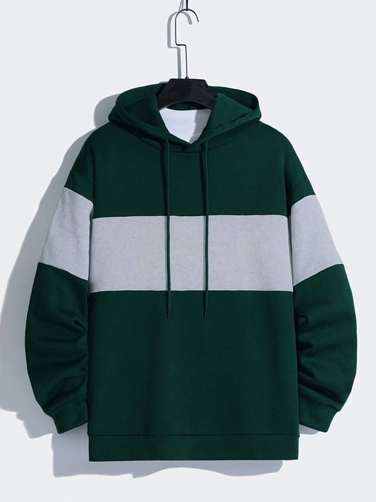 Richard – Comfortable Men’s Hoodie with Long Sleeves and Casual Style - Dark Green / XS - Hoodie