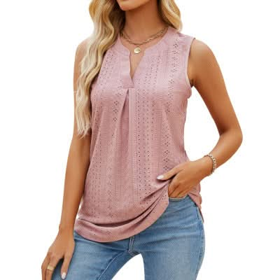 SANNY - Stylish summer top - Pink / XS - Blouse