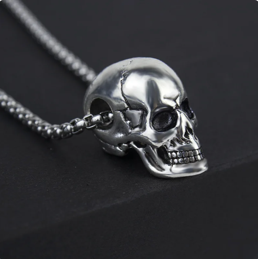 Skull Silver Chain - Accessoires