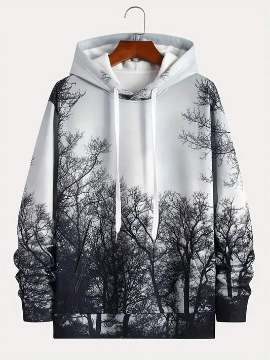 Soren - Stylish Men’s Woodland Hoodie - XS - Hoodies