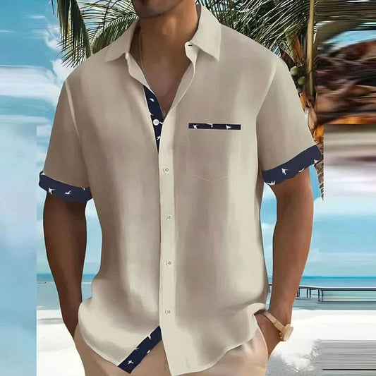 Stylish Men’s Shirt - Rome Collection - Khaki / XS - T-Shirts