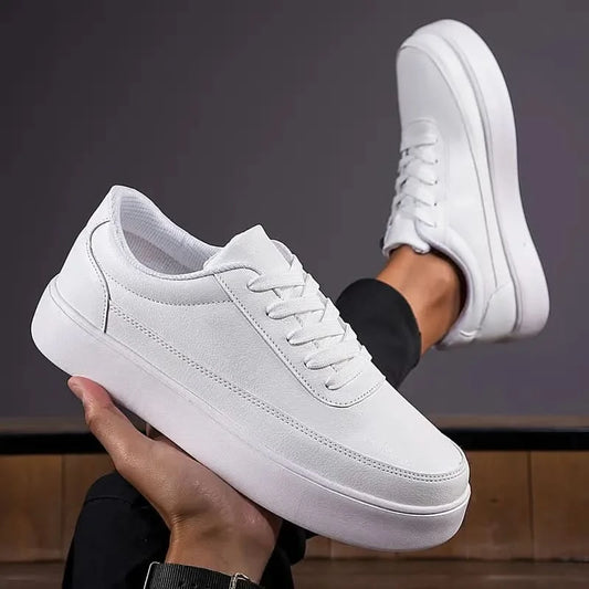 Stylish White Men’s Skate Shoes – Andrew Edition - Weiß / 36 - Shoes