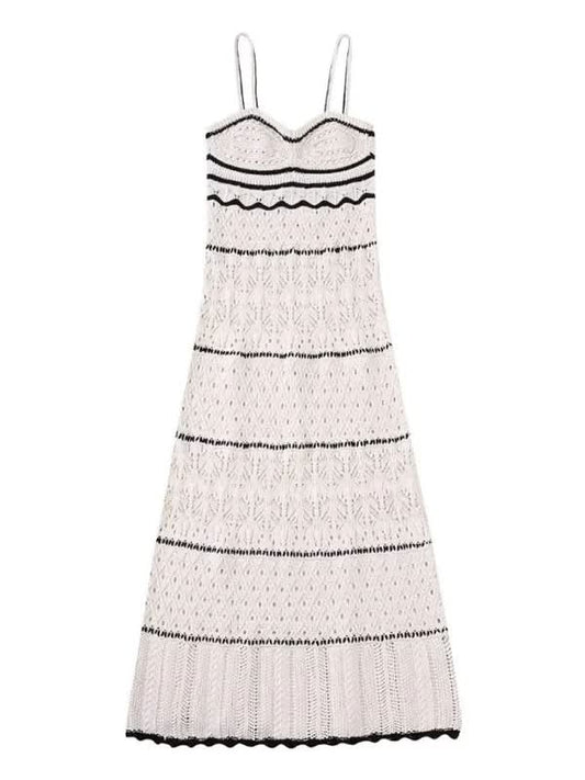 TANIJA - Stylish Knitted Dress for the Perfect Summer Look - S - Long Dress