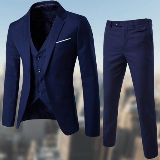 Timmy - The stylish and comfortable suit for any occasion - Dark Blue / S - Set