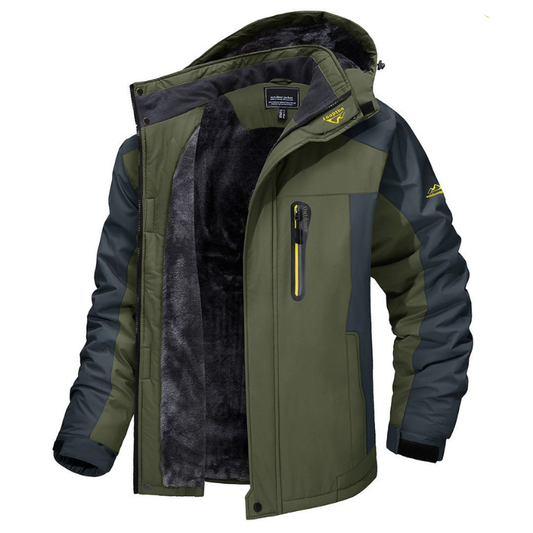 Timy – Cozy and waterproof winter jacket for cold days - Green / XS - Men’s Jackets