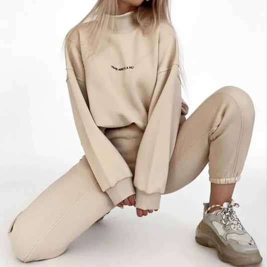 Trendy Kyline Tracksuit for Your Perfect Look - Beige / XS - Set