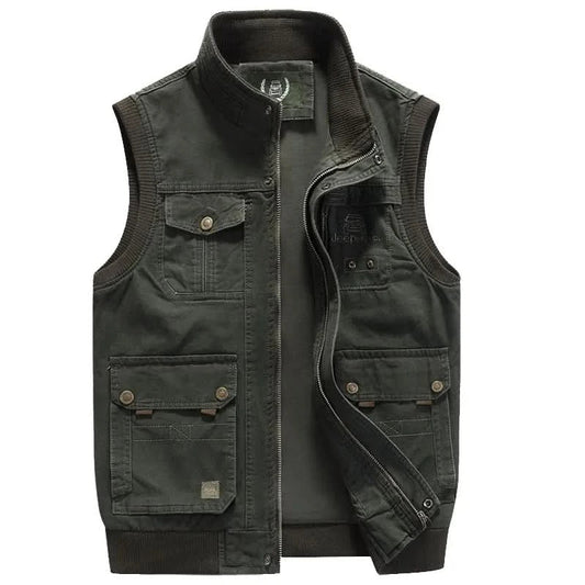 Versatile Men’s Vest with Multiple Pockets – Rigor - Green / XS - Dawn jacket