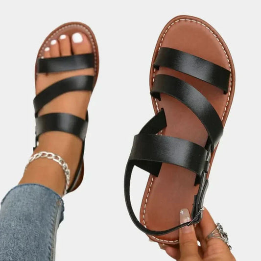 Zadrick | modische sandalen für damen - Schwarz / 36 - Sandalen