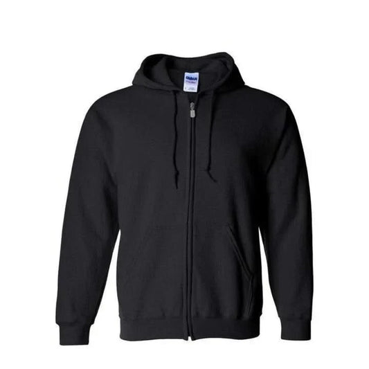 Ziat - Stylish Men’s Hoodie with Practical Zipper - Black / XS - Hooded jacket